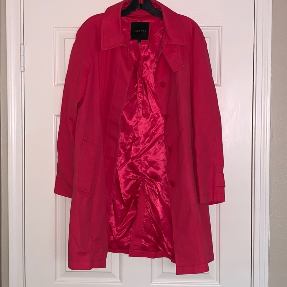 Pink pea coat